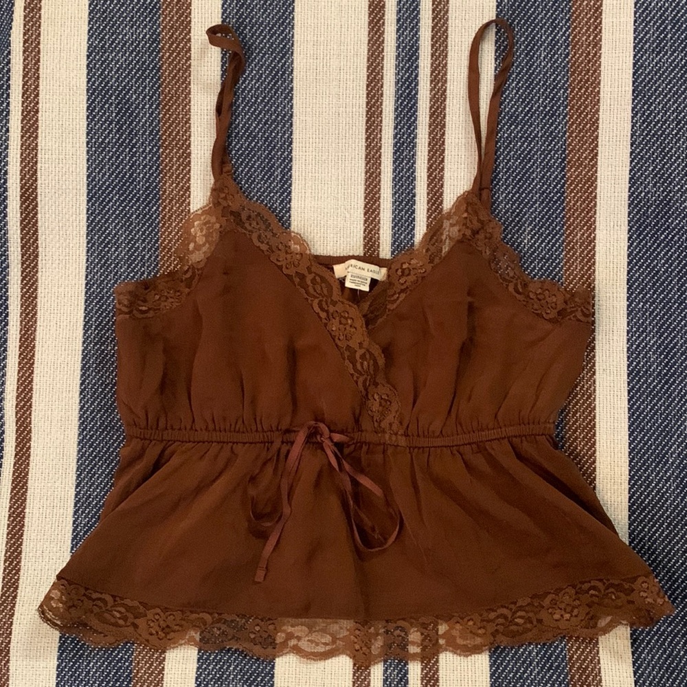 XS American Eagle Babydoll Cropped Camisole